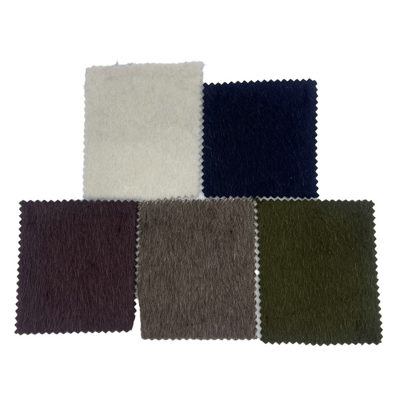 Tissu d'hiver tissé en laine d'alpaga, Double Face, épais et chaud, pour manteaux, ZZH24019